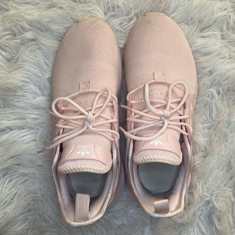 Size 7 Pink Adidas Tennis Shoes